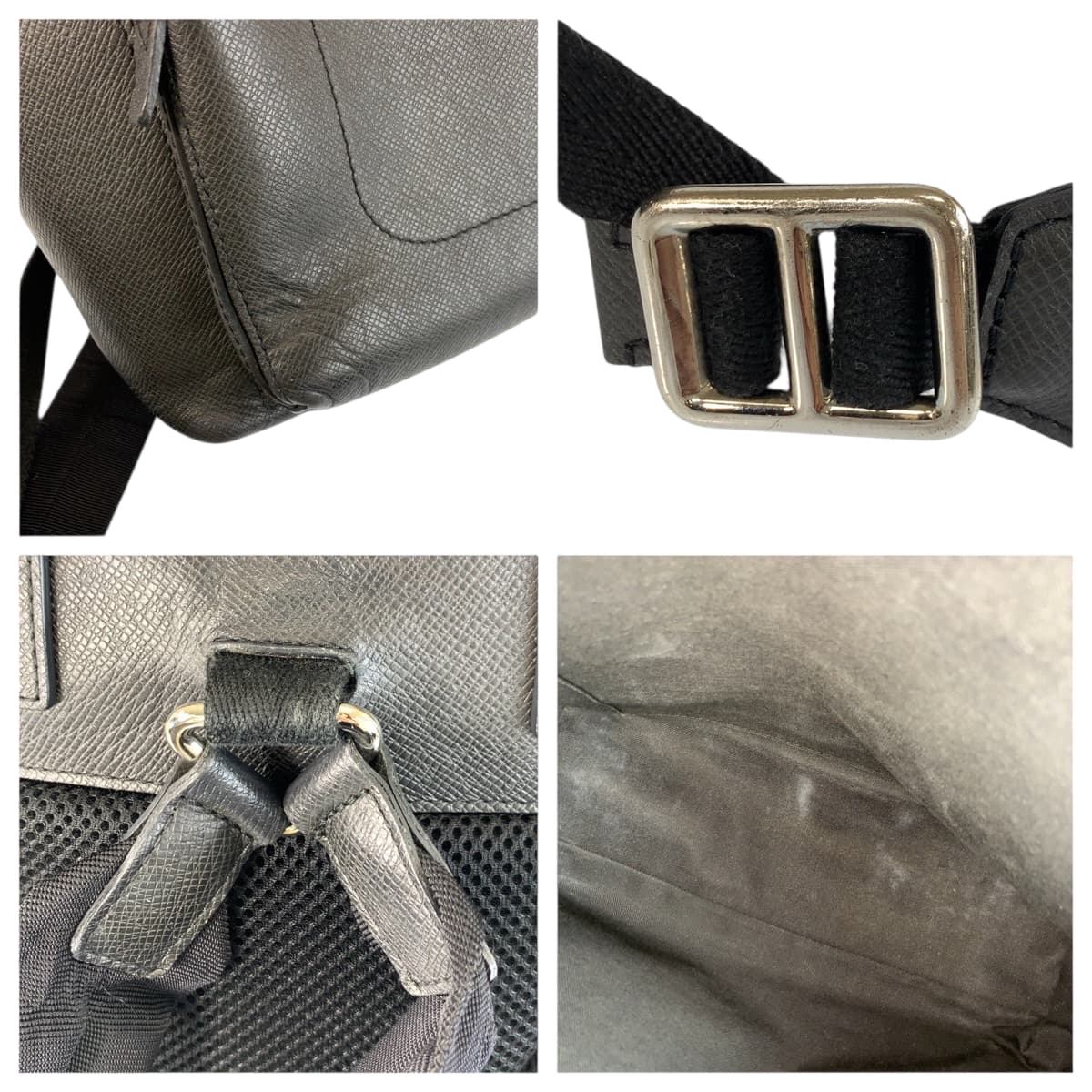 22090
LOUIS VUITTON ルイヴィトン タイガ グリゴリ アルドワーズ ブラック シルバー金具 レザー M30209 バックパック デイパック メンズ ABP150