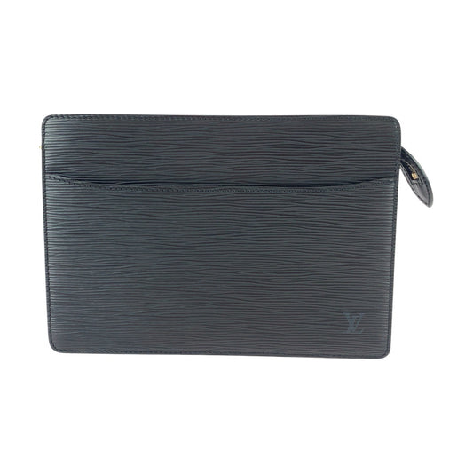 22094
LOUIS VUITTON ルイヴィトン エピ ポシェット オム セカンドバッグ ブラック 黒 ゴールド金具 レザー M52522 クラッチバッグ メンズ AB21