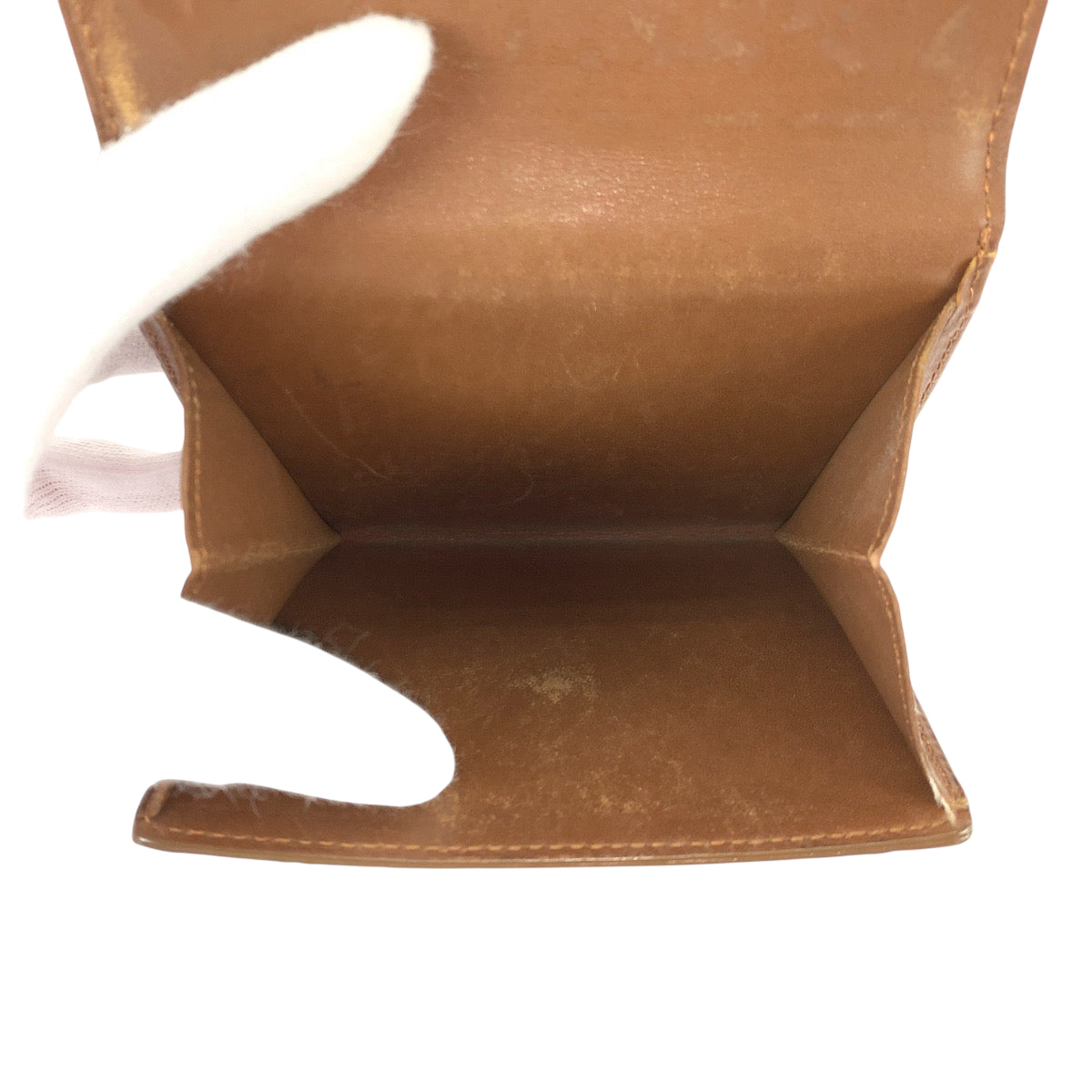 22102
LOUIS VUITTON ルイヴィトン モノグラム ヴェルニ ポルト モネ ビエ カルト クレディ ブロンズ ブラウン ゴールド金具 エナメル M91170 折り財布 コンパクトウォレット レディース AB7