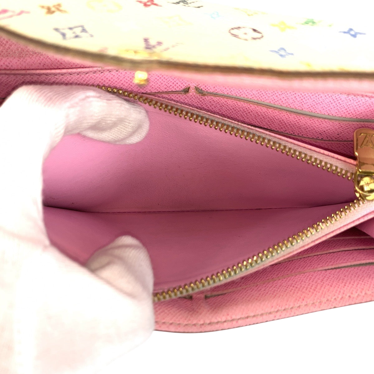 22106
LOUIS VUITTON ルイヴィトン モノグラム マルチカラー ポルトフォイユ サラ ブロン リッチ ゴールド金具 PVC M60667 長財布 ロングウォレット レディース AB