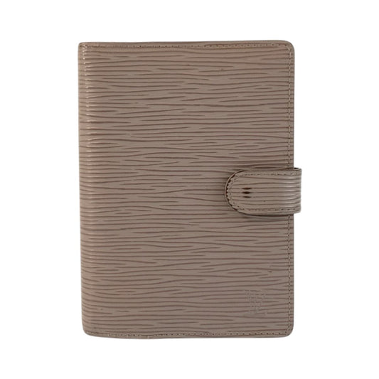 22112
LOUIS VUITTON ルイヴィトン エピ アジェンダPM グレー グレージュ レザー R2005C 手帳カバー レディース AB7