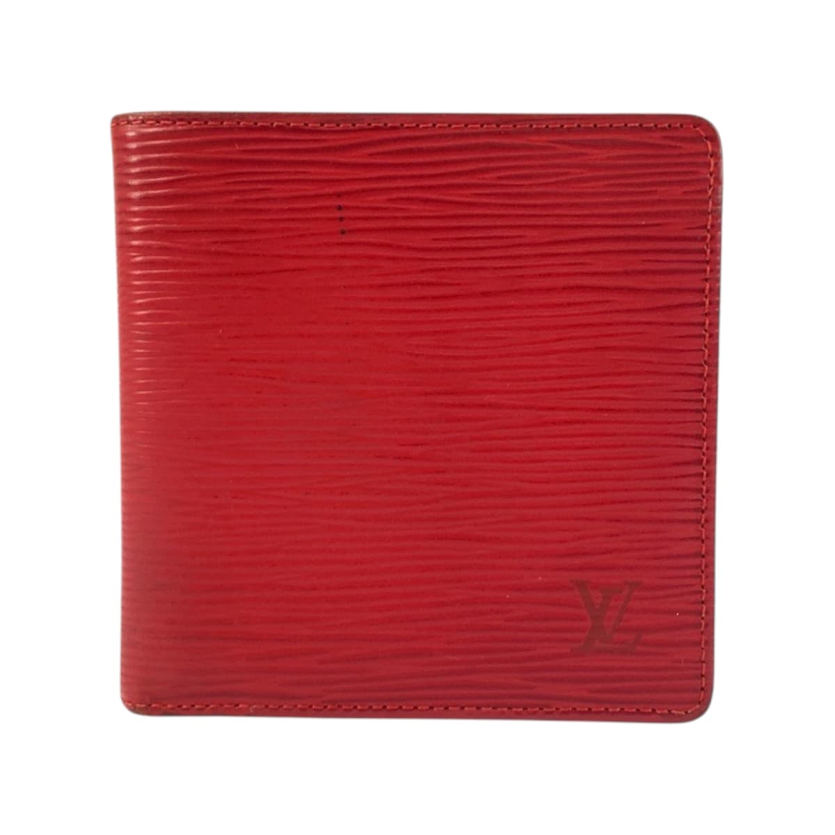 22113
LOUIS VUITTON ルイヴィトン エピ ポルト ビエ カルト クレディ モネ レッド レザー M63547 折財布 コンパクトウォレット メンズ AB5