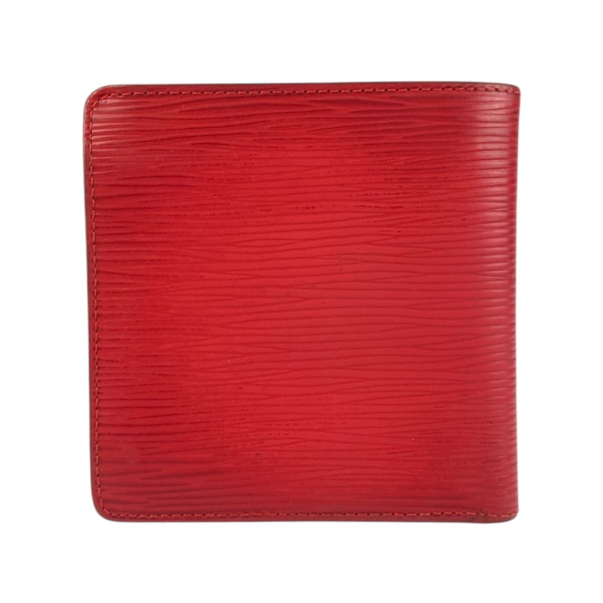 22113
LOUIS VUITTON ルイヴィトン エピ ポルト ビエ カルト クレディ モネ レッド レザー M63547 折財布 コンパクトウォレット メンズ AB5