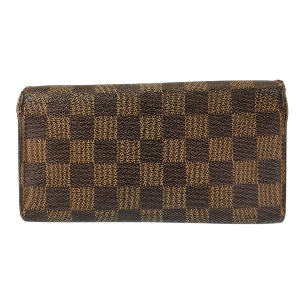 22119
LOUIS VUITTON ルイヴィトン ダミエ ポルトフォイユ サラ ブラウン ゴールド金具 PVC N61734 長財布 ロングウォレット レディース AB14