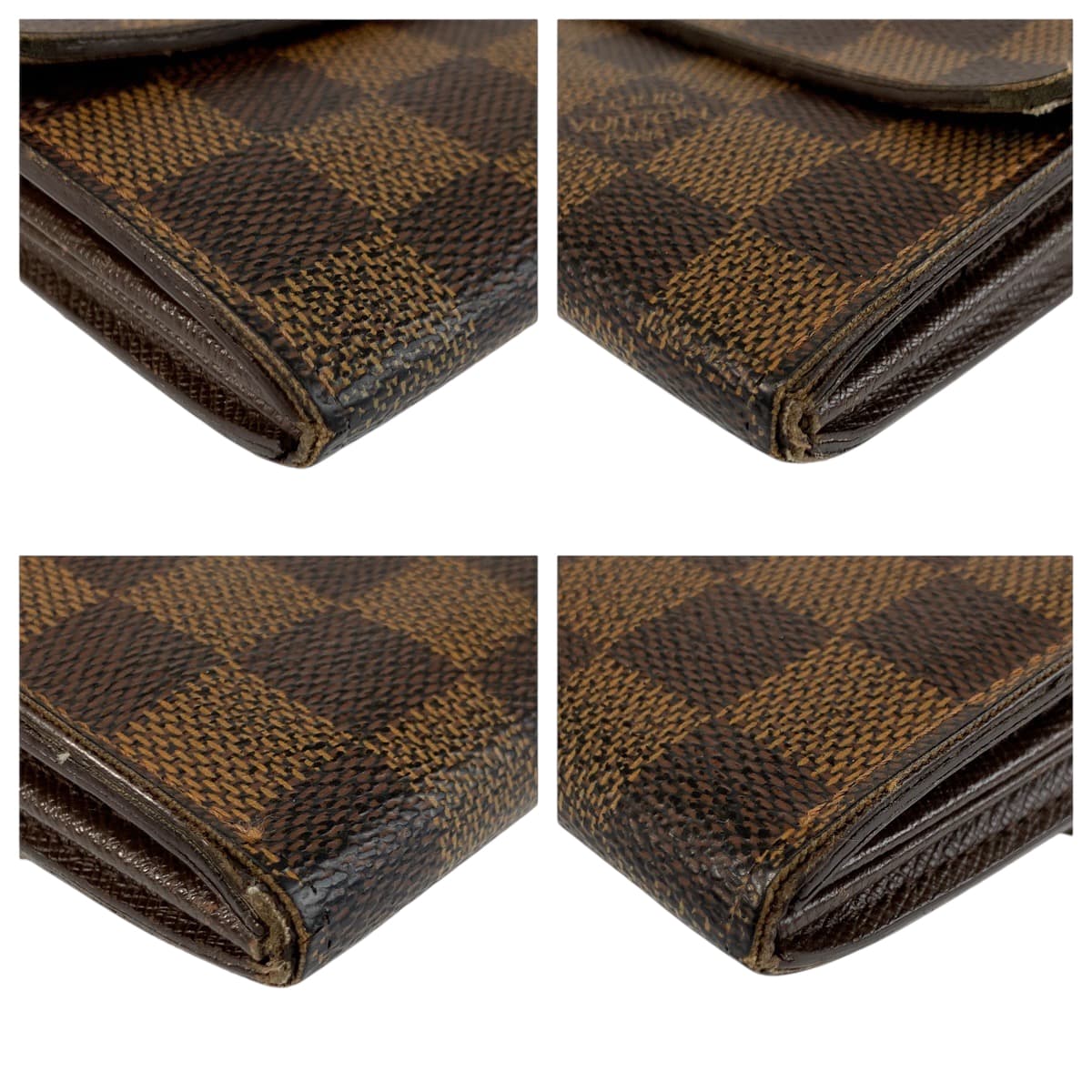 22119
LOUIS VUITTON ルイヴィトン ダミエ ポルトフォイユ サラ ブラウン ゴールド金具 PVC N61734 長財布 ロングウォレット レディース AB14