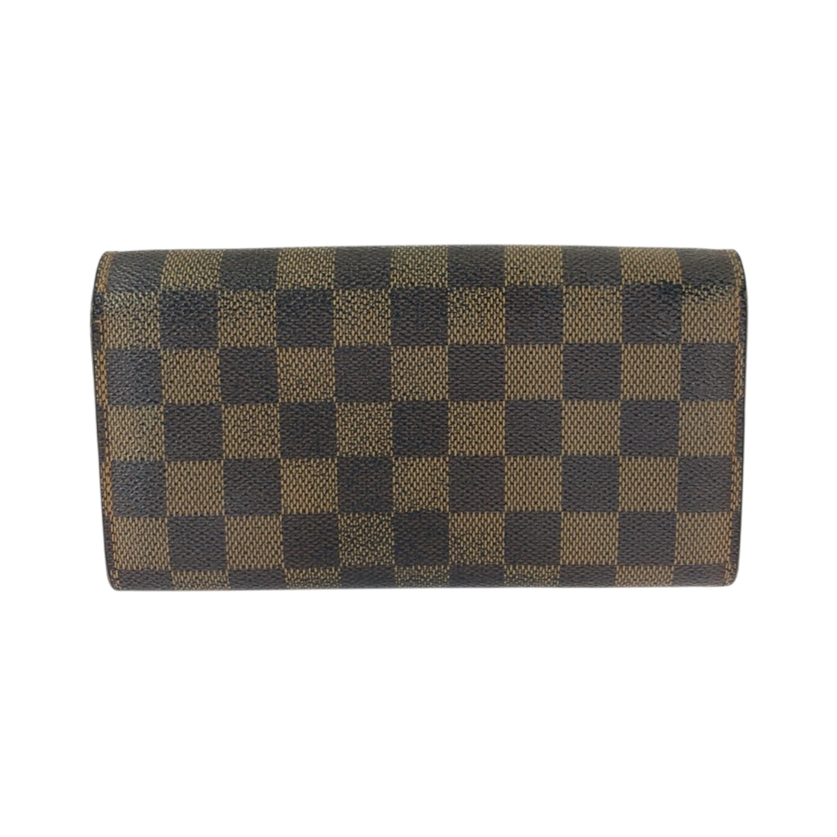 22121
LOUIS VUITTON ルイヴィトン ダミエ ポルトフォイユ サラ ブラウン ゴールド金具 PVC N61734 長財布 ロングウォレット レディース AB14