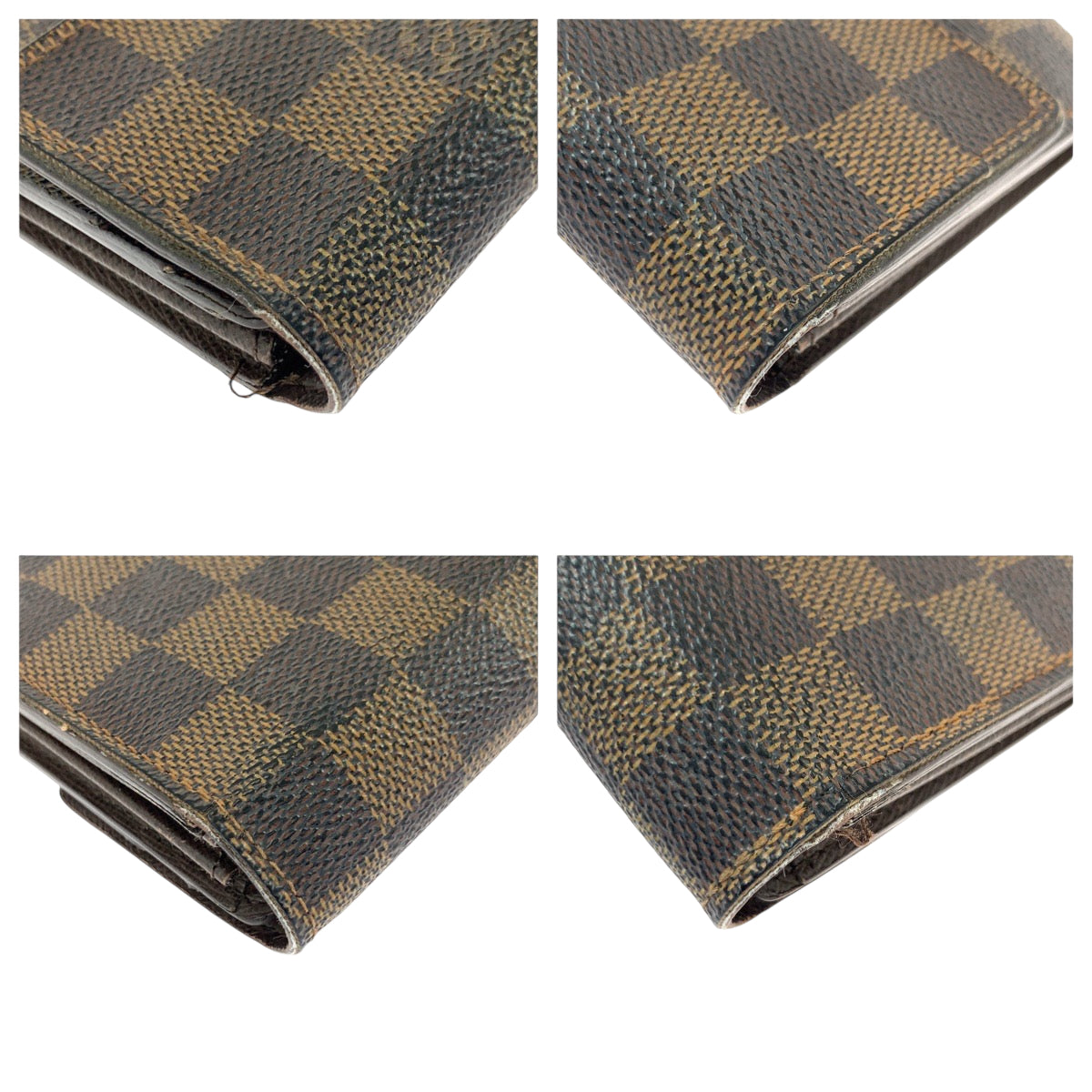 22121
LOUIS VUITTON ルイヴィトン ダミエ ポルトフォイユ サラ ブラウン ゴールド金具 PVC N61734 長財布 ロングウォレット レディース AB14