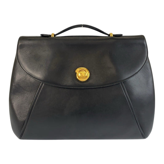 22123
CARTIER カルティエ パンテール ブラック 黒 ブルー ゴールド金具 レザー ビジネスバッグ ブリーフケース メンズ AB21