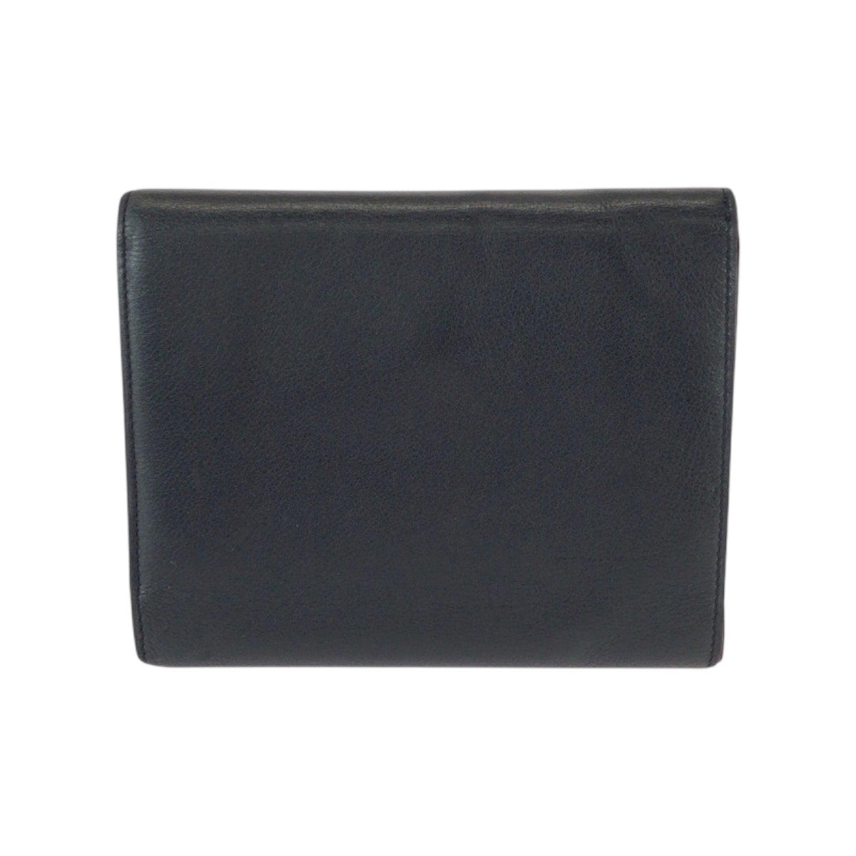 22125
CARTIER カルティエ マストライン ブラック 黒 シルバー金具 レザー 折財布 コンパクトウォレット 男女兼用 レディース ABP21