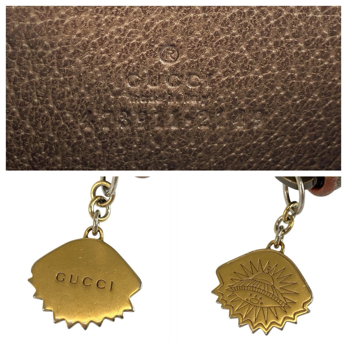22132
GUCCI グッチ クーリエ ベージュ ゴールド金具 GGスプリームキャンバス 473911 コインケース 小銭入れ メンズ ABP9