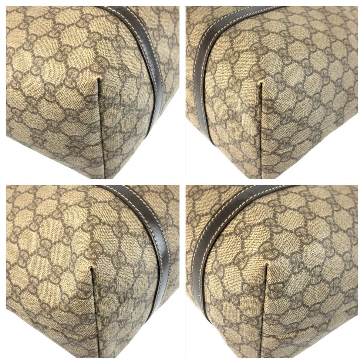 22134
GUCCI グッチ ベージュ ブラウン ゴールド金具 GGスプリームキャンバス 197953 トートバッグ ショルダーバッグ レディース AB24