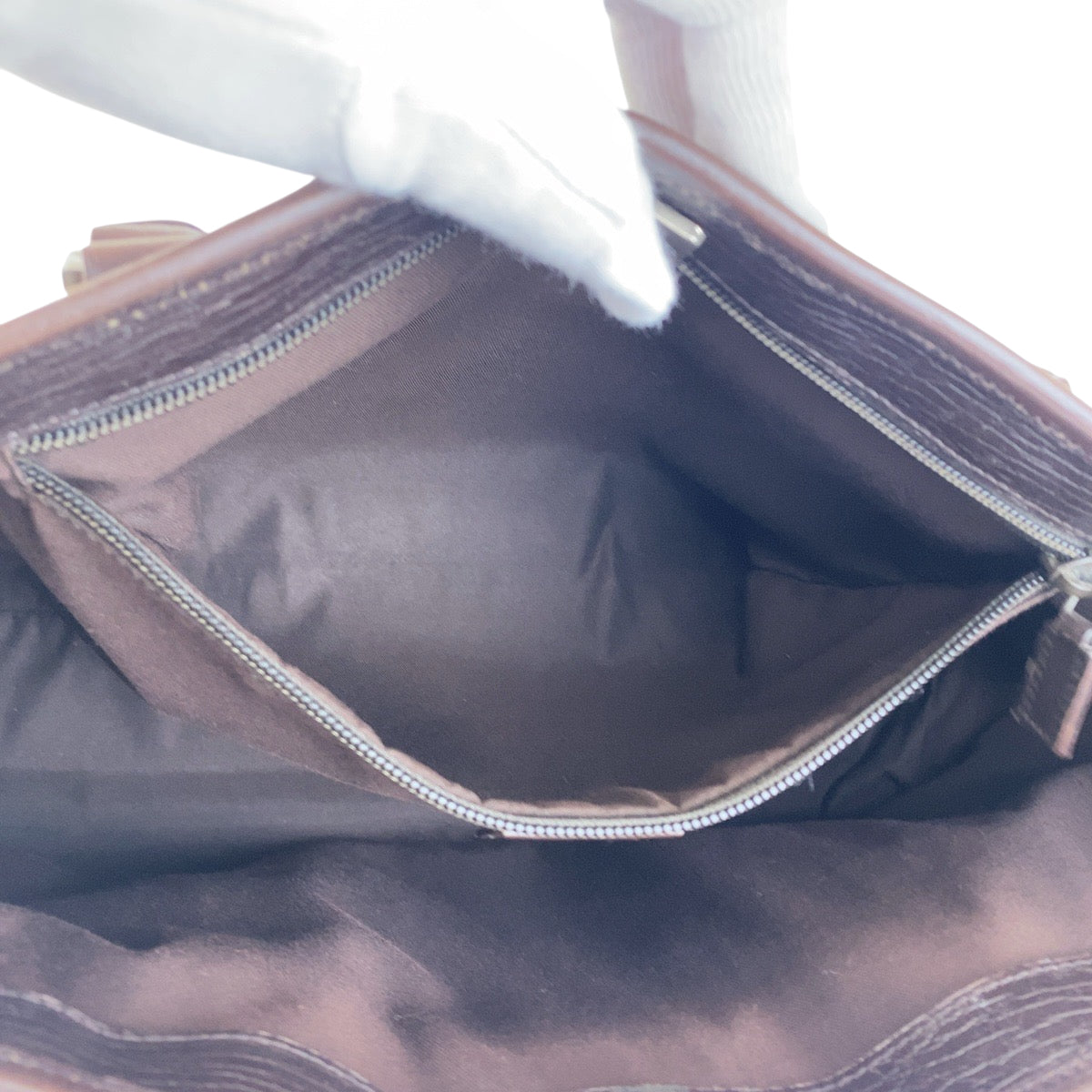 22135
GUCCI グッチ ベージュ ブラウン シルバー金具 GGスプリームキャンバス / レザー 114595 トートバッグ ショルダーバッグ レディース ABP35