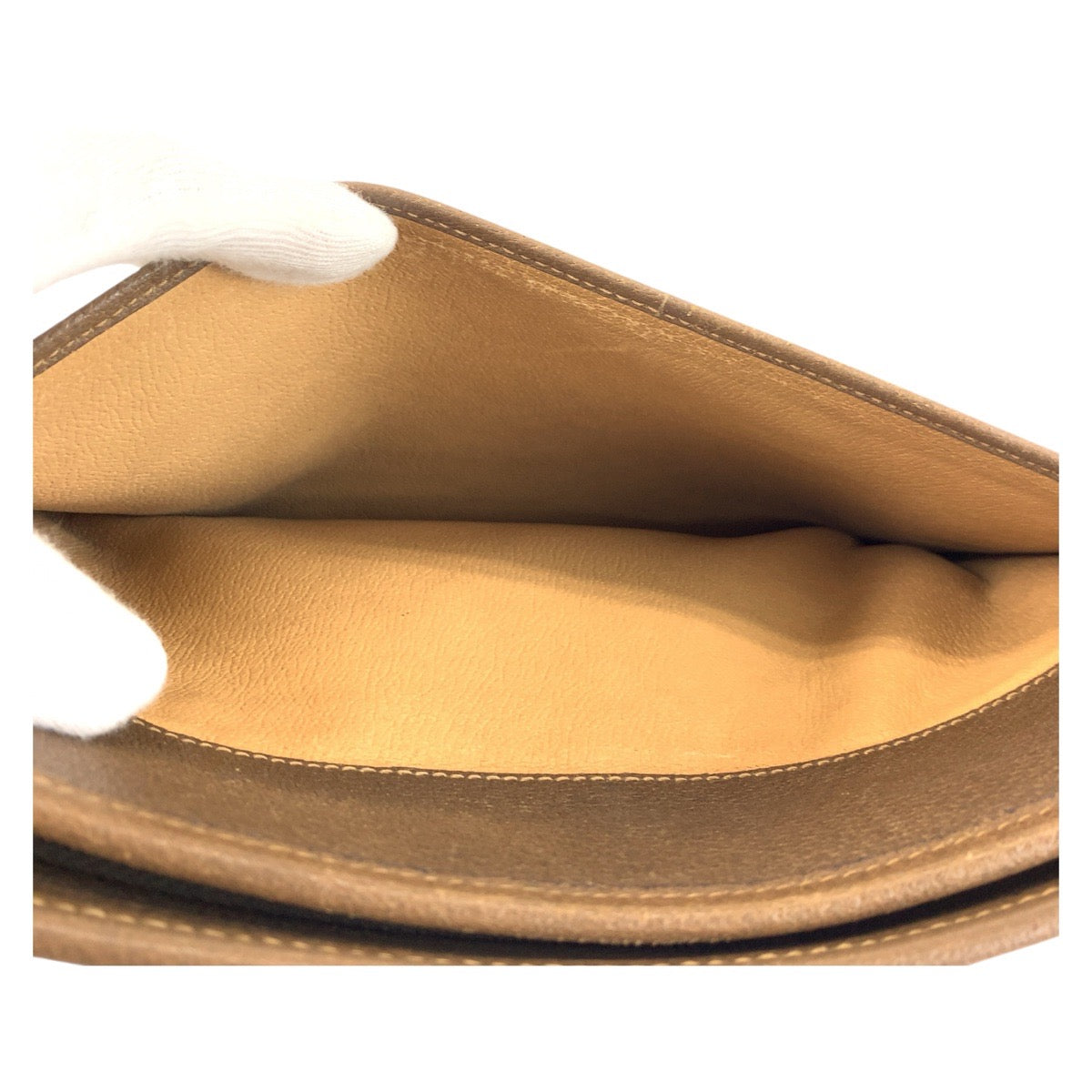 22136
GUCCI グッチ ヴィンテージ ブラウン ベージュ GGスプリームキャンバス / レザー 111 01 037 クラッチバッグ セカンドバッグ メンズ ABP21