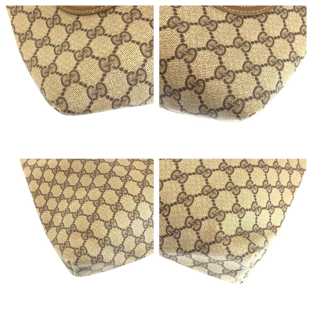 22137
GUCCI グッチ ヴィンテージ オールドグッチ シェリーライン ブラウン ベージュ GGスプリームキャンバス 40.02.003 トートバッグ ショルダーバッグ レディース ABP28