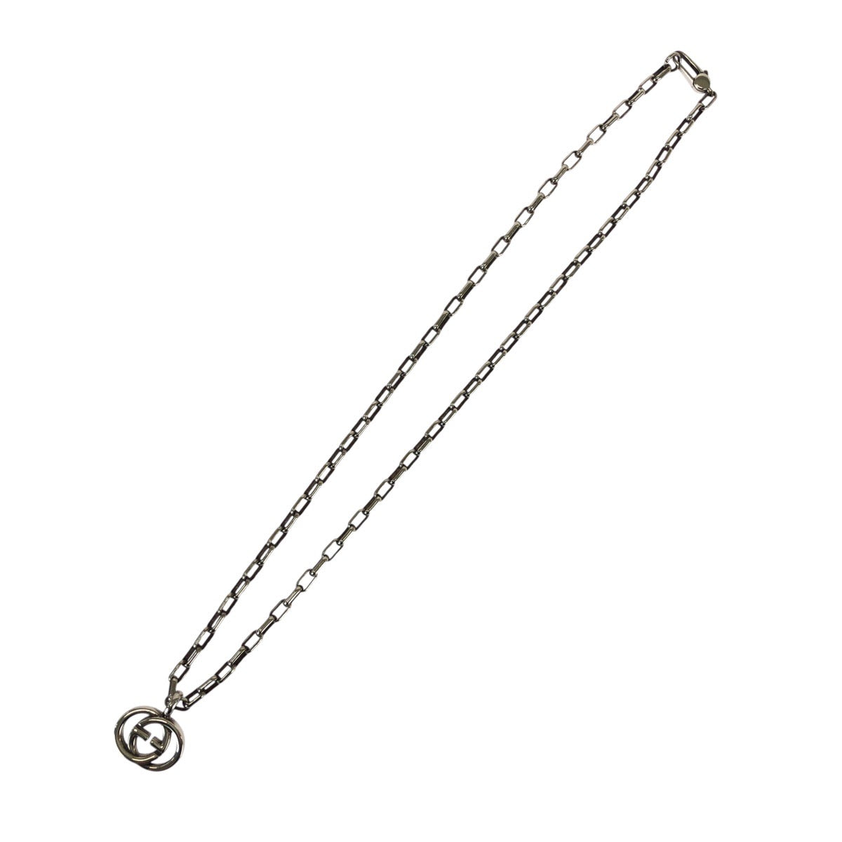22138
GUCCI グッチ インターロッキング シルバー SV925 シルバー ネックレス メンズ A16