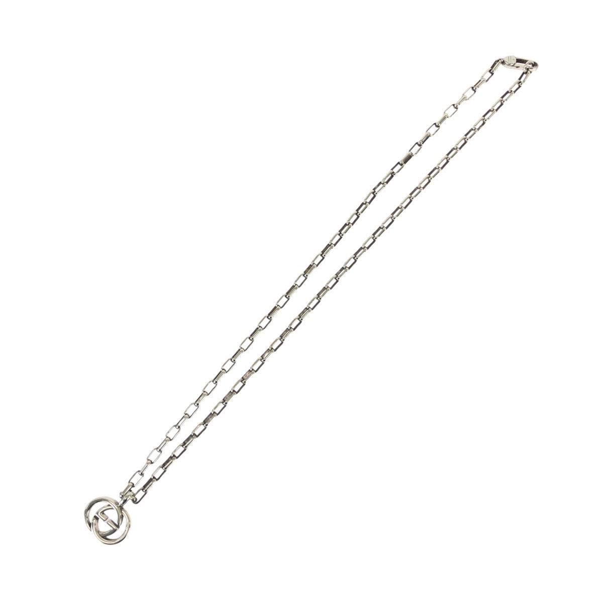 22138
GUCCI グッチ インターロッキング シルバー SV925 シルバー ネックレス メンズ A16