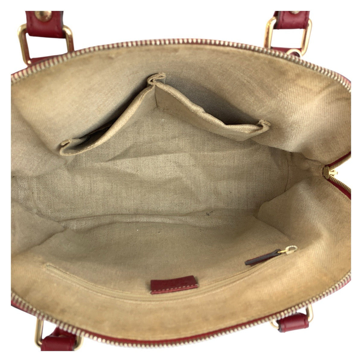 22141
GUCCI グッチ マイクログッチシマ レッド ゴールド金具 レザー 449663 ハンドバッグ ショルダーバッグ 2way レディース ABP56