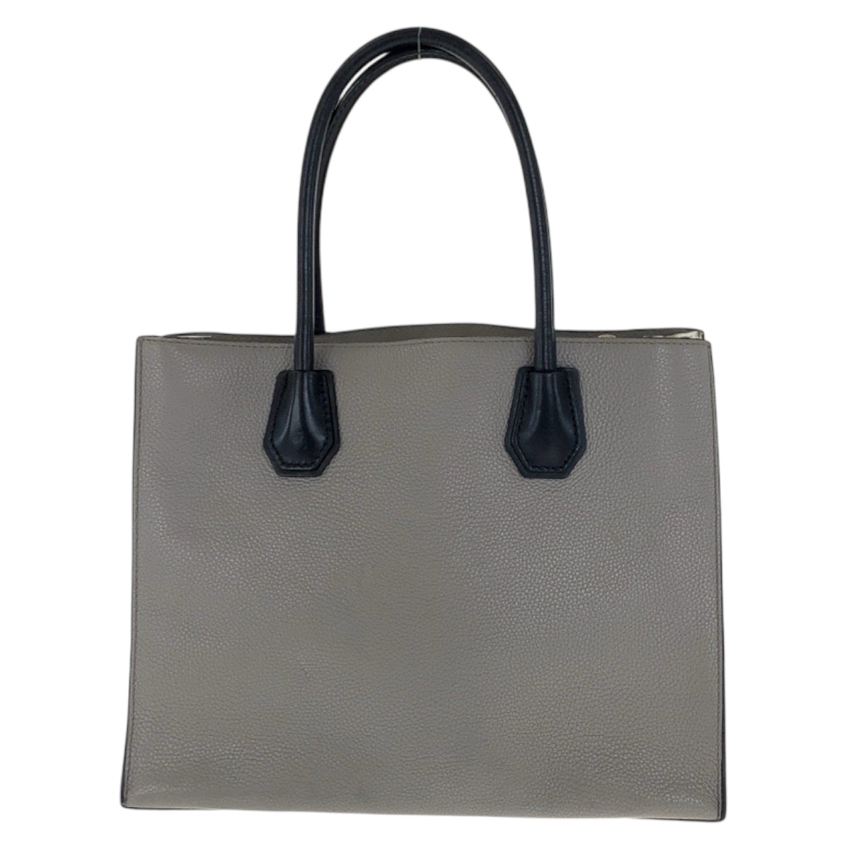 22146
Michael Kors マイケルコース グレー ホワイト ブラック シルバー金具 レザー トートバッグ ハンドバッグ レディース AB7