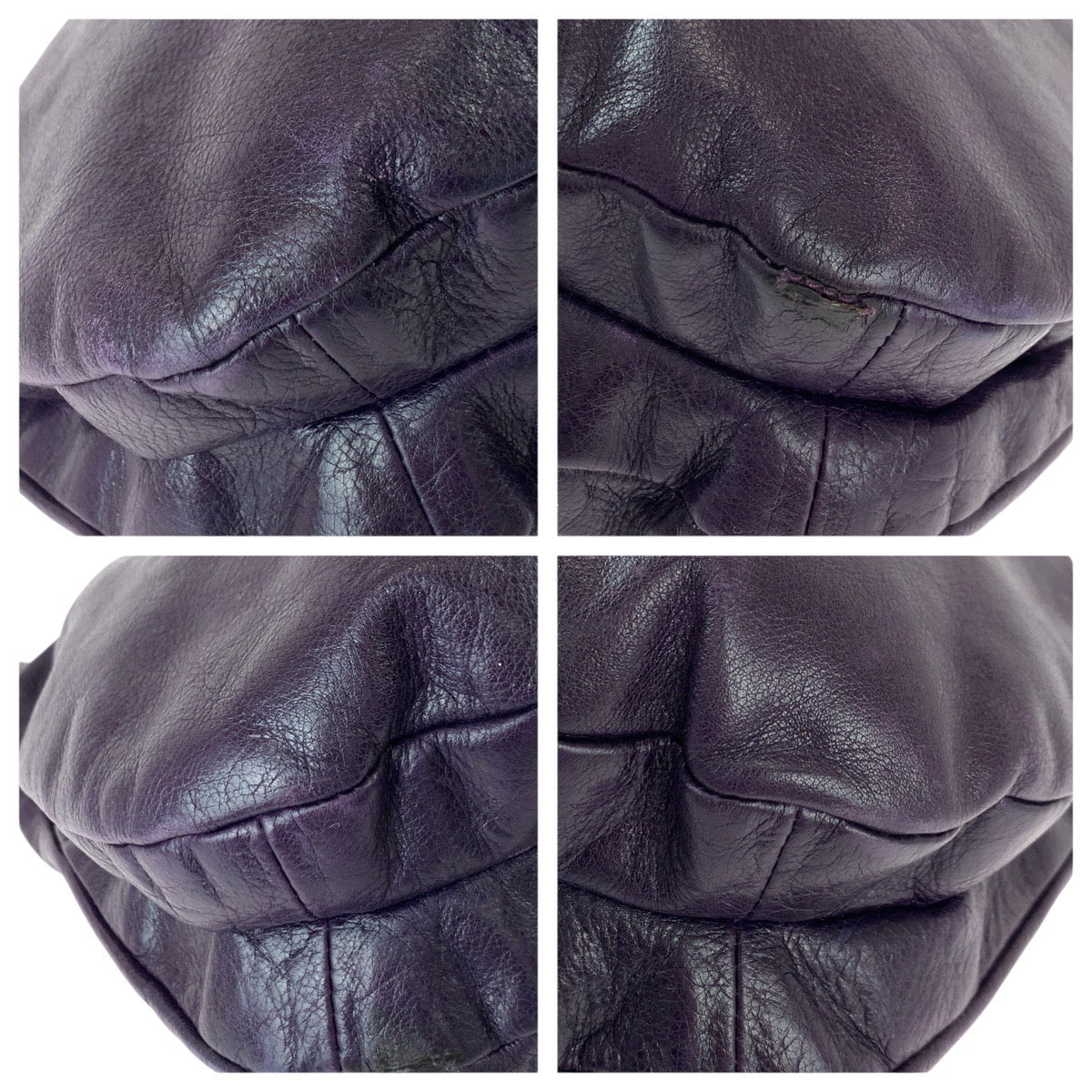 22148
COACH コーチ 2way パープル ゴールド金具 レザー E0967 ショルダーバッグ ハンドバッグ レディース ABP12