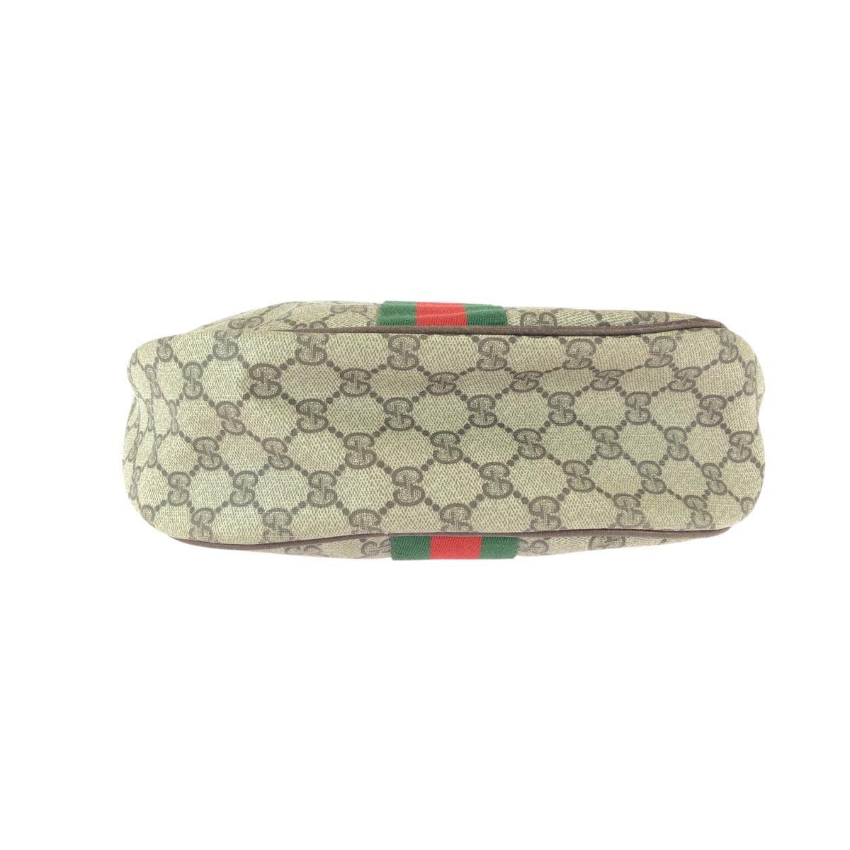 22150
GUCCI グッチ シェリーライン ベージュ ブラウン GGスプリームキャンバス / レザー ショルダーバッグ ポシェット レディース ABP28