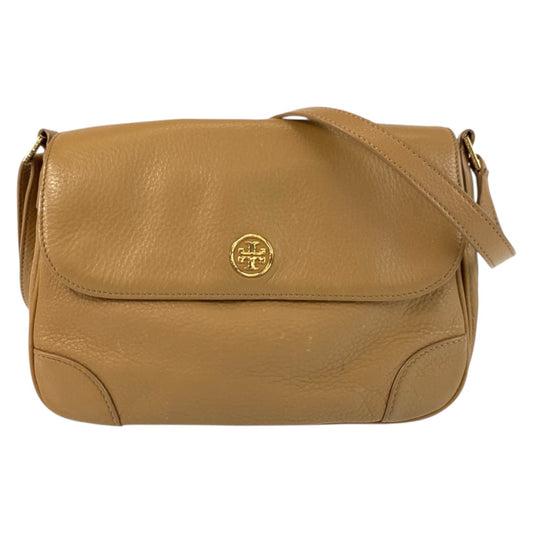 22153
Tory Burch トリーバーチ ベージュ キャメル ゴールド金具 レザー ショルダーバッグ ポシェット レディース AB7