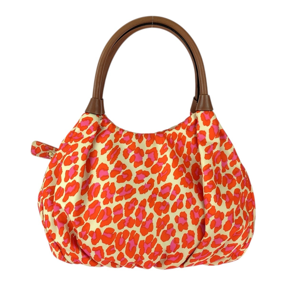 22154
Kate Spade ケイトスペード オレンジ ブラウン ゴールド金具 ナイロン / レザー PXRU1696 トートバッグ ショルダーバッグ レディース A8