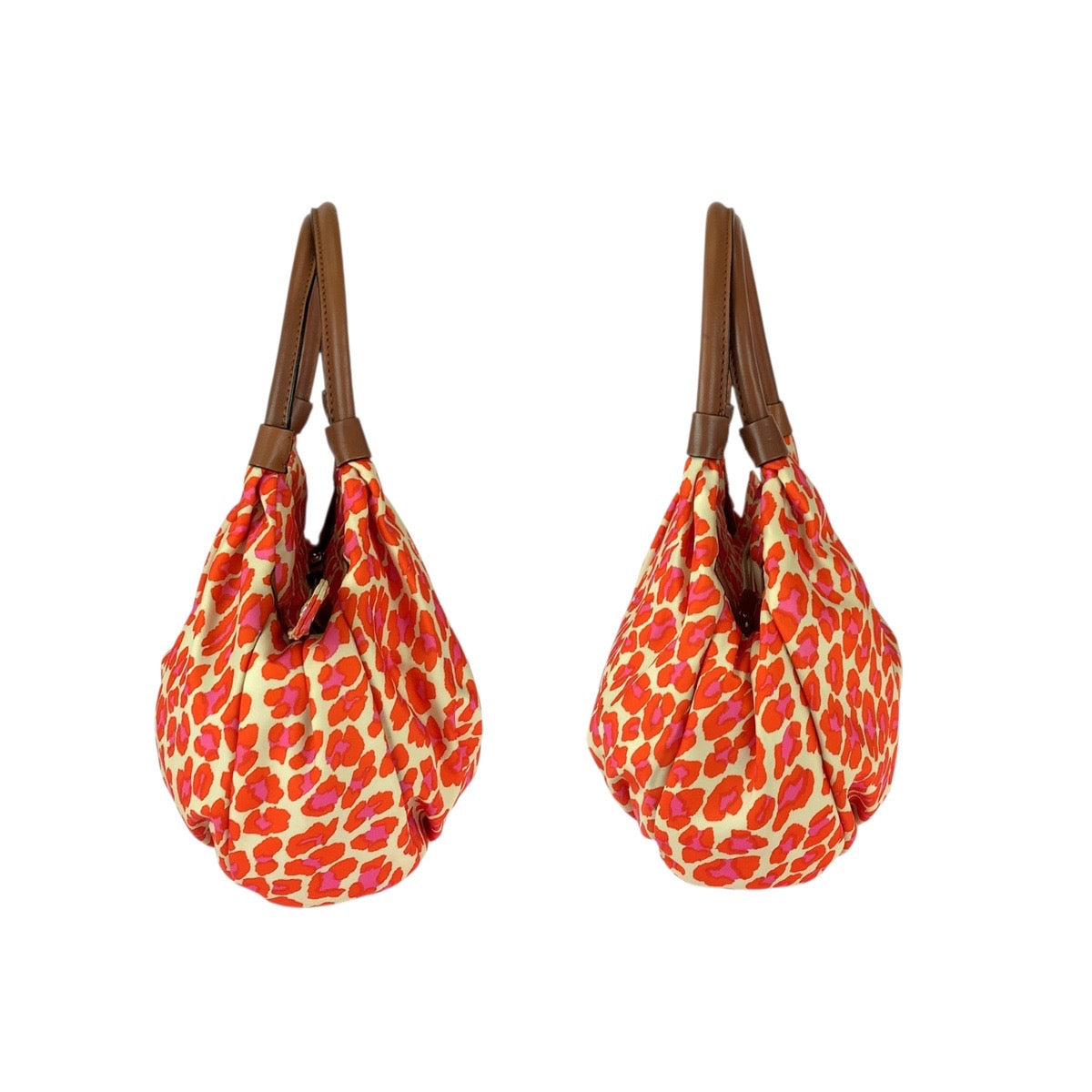 22154
Kate Spade ケイトスペード オレンジ ブラウン ゴールド金具 ナイロン / レザー PXRU1696 トートバッグ ショルダーバッグ レディース A8