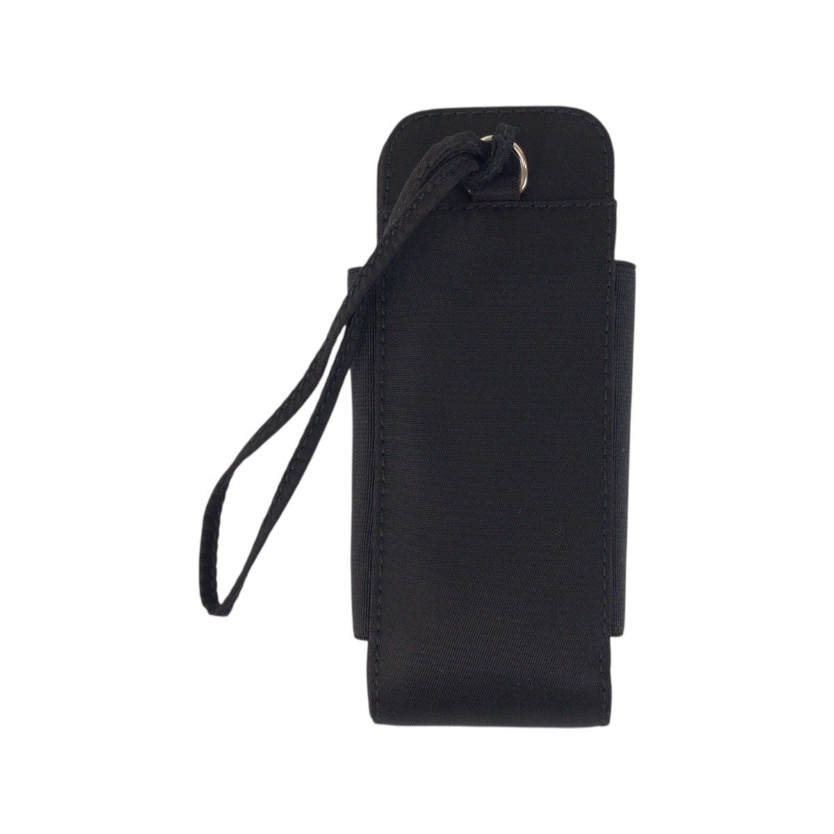 22171
PRADA プラダ 三角ロゴプレート テスート ブラック 黒 シルバー金具 ナイロン 小物ケース マルチケース アイコスケース レディース A2