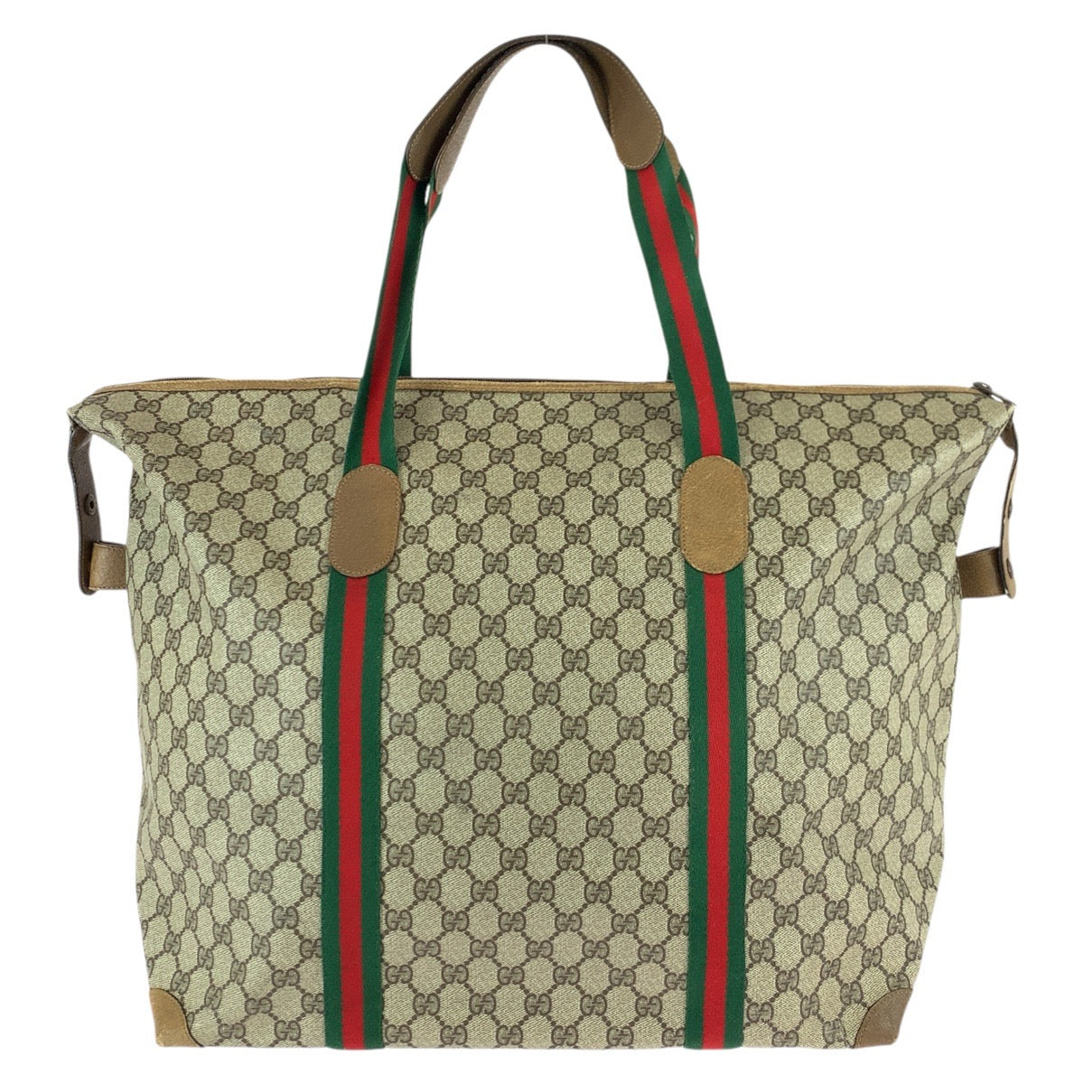 22175
GUCCI グッチ ヴィンテージ シェリーライン オールドグッチ ベージュ ブラウン GGスプリームキャンバス / レザー 89.19.012 ボストンバッグ トラベルバッグ ショルダーバッグ レディース ABP45