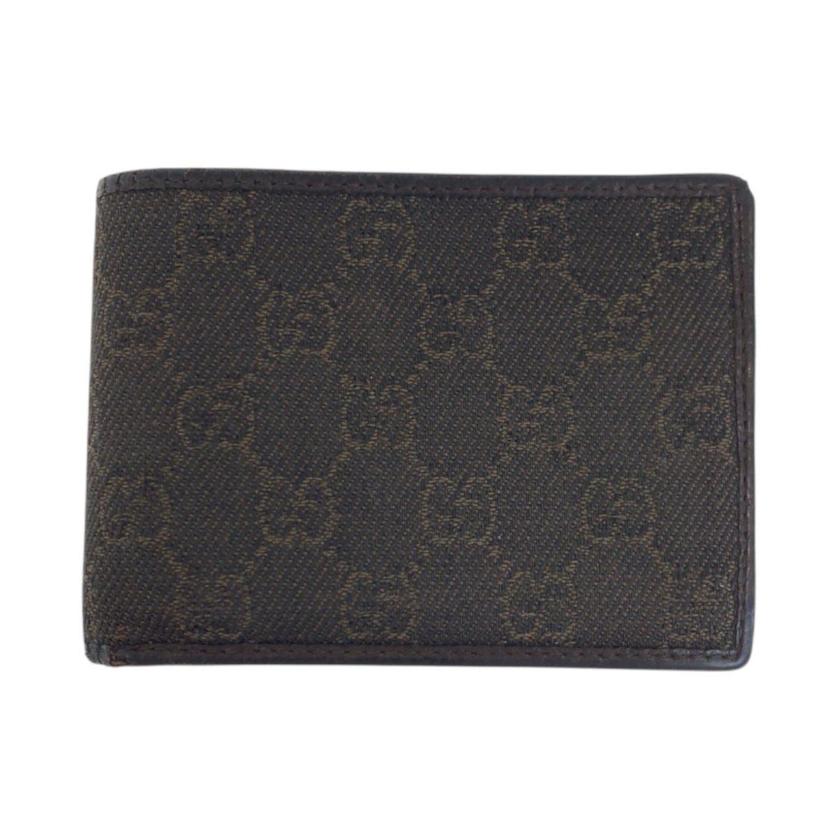 22180
GUCCI グッチ ブラウン ダークブラウン GGキャンバス 150403 2184 折財布 コンパクトウォレット メンズ B2