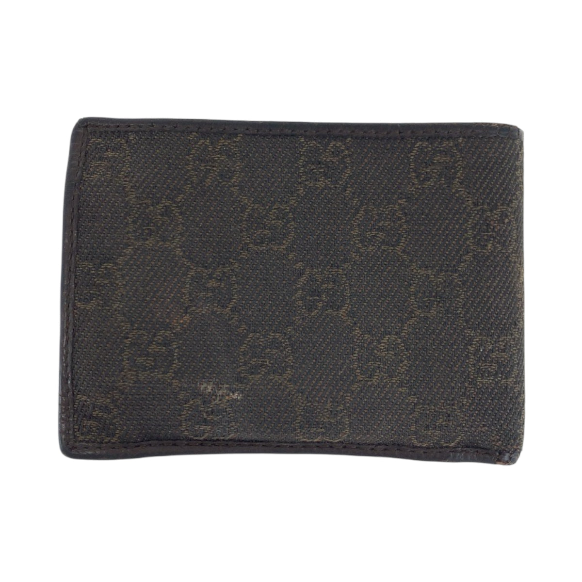 22180
GUCCI グッチ ブラウン ダークブラウン GGキャンバス 150403 2184 折財布 コンパクトウォレット メンズ B2