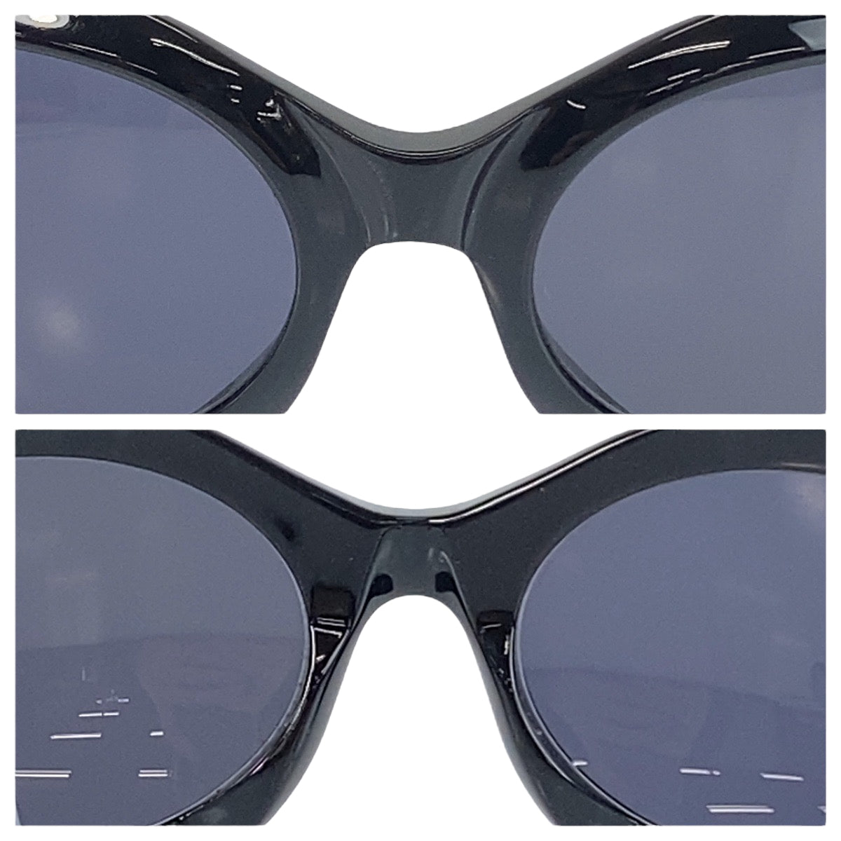 22182
GUCCI グッチ インターロッキング ブラック 黒 シルバー金具 プラスチック GG 2402/N/S 807 61□19 サングラス 男女兼用 オーバル レディース AB7