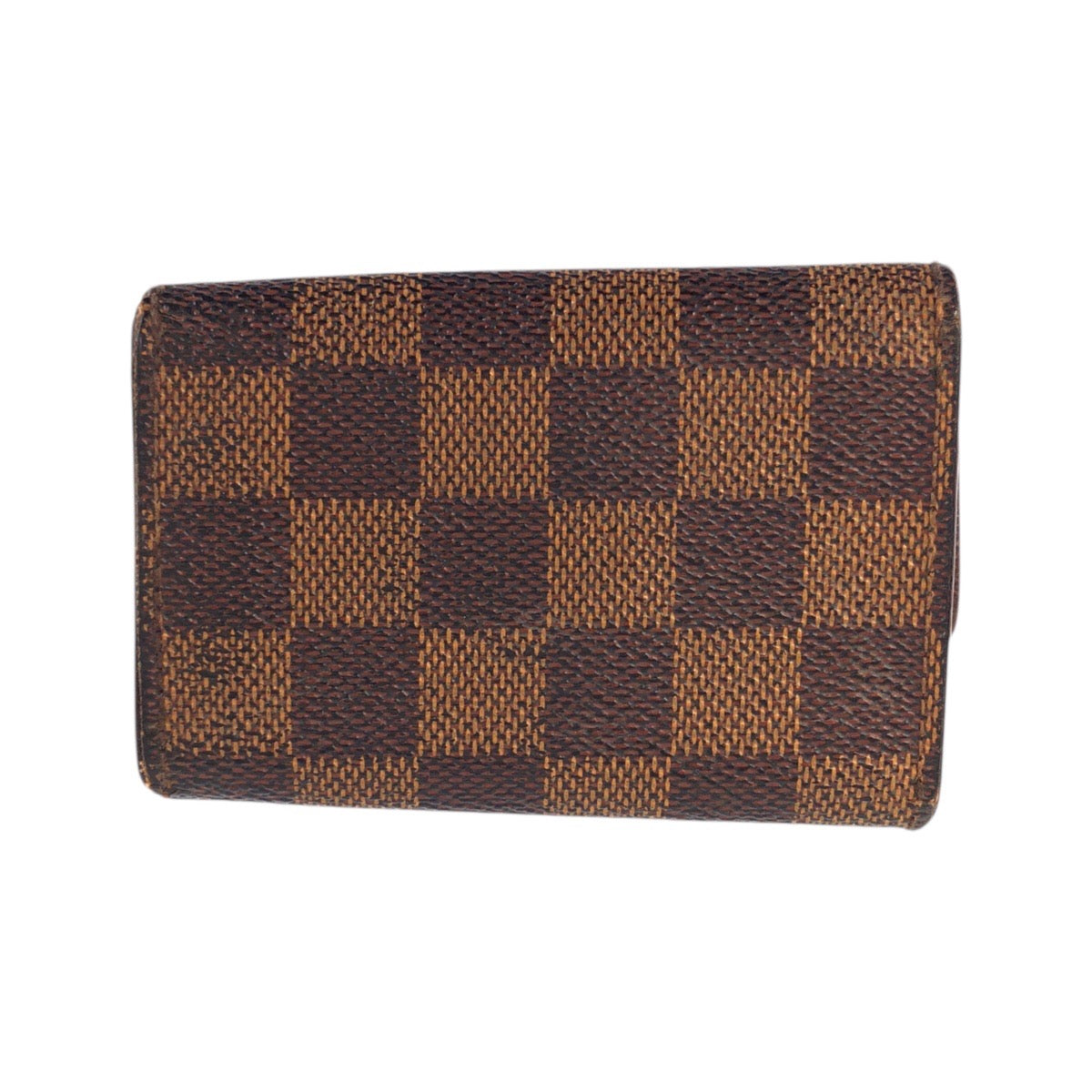 22185
LOUIS VUITTON ルイヴィトン ダミエ ミュルティクレ 6 ブラウン ゴールド金具 PVC N62630 キーケース 6連 男女兼用 レディース AB3