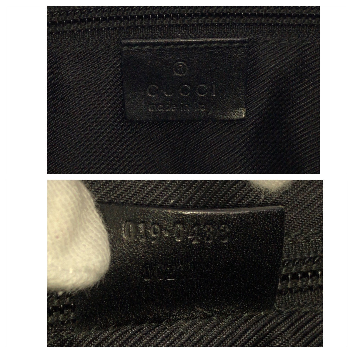 22186
GUCCI グッチ ベージュ ブラック ゴールド金具 GGキャンバス / レザー 019 0433 ショルダーバッグ ポシェット レディース B6