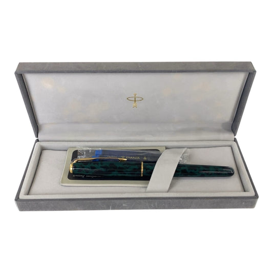 22191
PARKER パーカー ソネット グリーン ゴールド金具 メッキ / 真鍮 万年筆 男女兼用 メンズ A4