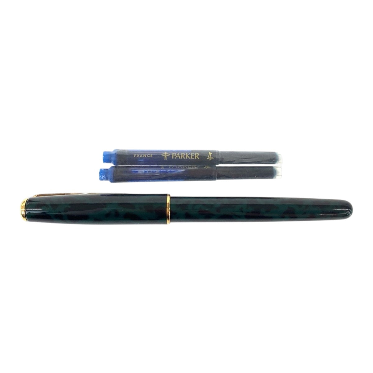22191
PARKER パーカー ソネット グリーン ゴールド金具 メッキ / 真鍮 万年筆 男女兼用 メンズ A4