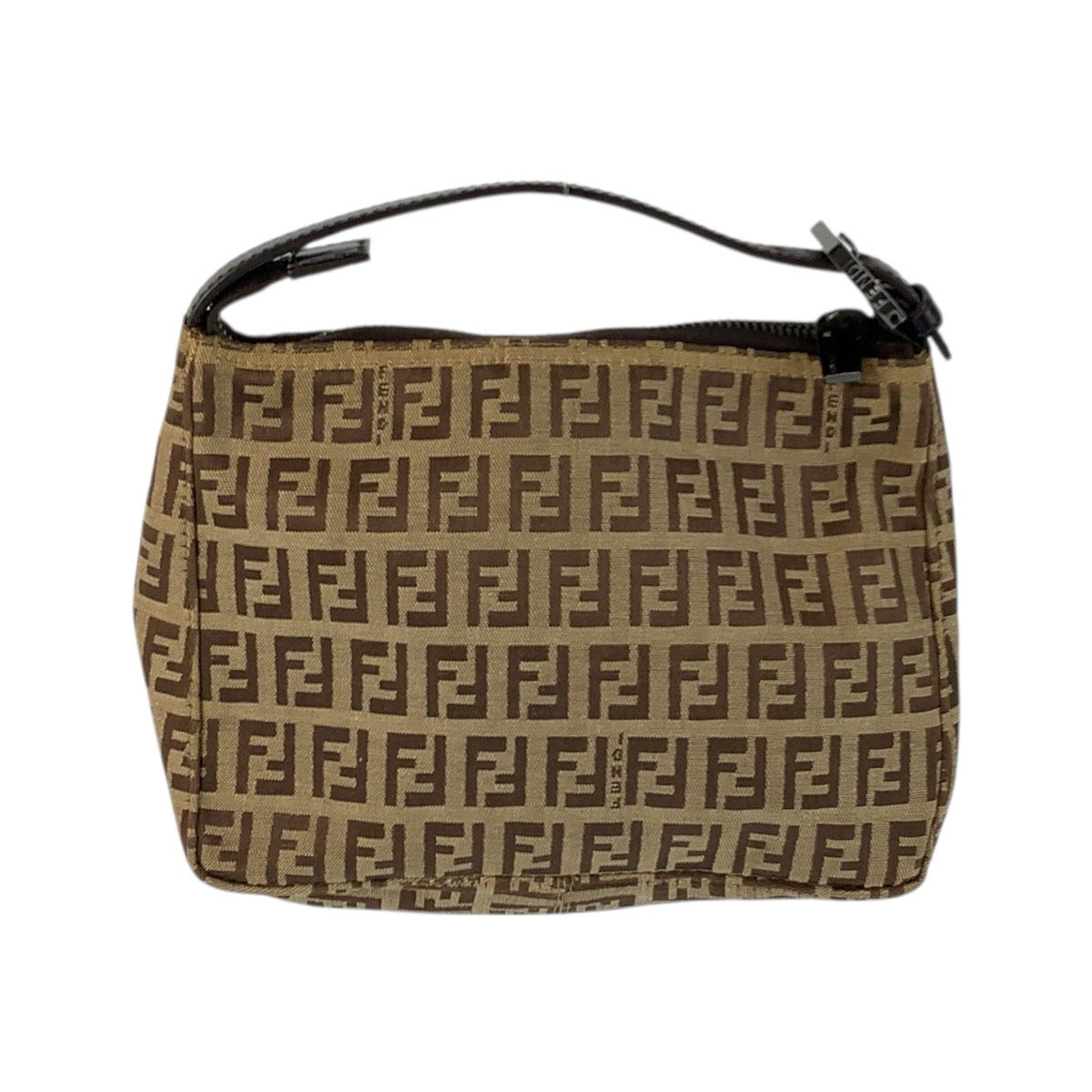 22192
FENDI フェンディ ズッキーノ ベージュ ブラウン シルバー金具 キャンバス / レザー 22288N0001019 ハンドバッグ レディース ABP35