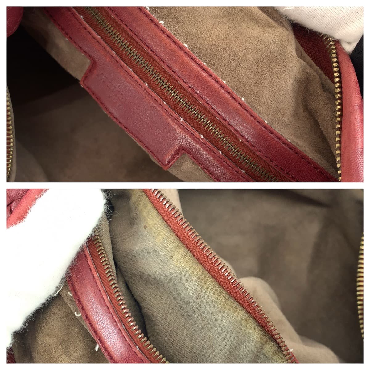 22194
BOTTEGAVENETA ボッテガヴェネタ イントレチャート ホーボー ワインレッド ボルドー ゴールド金具 レザー 115653 ショルダーバッグ ハンドバッグ レディース ABP