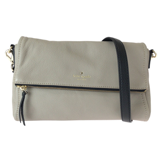22199
Kate Spade ケイトスペード グレー シルバー金具 レザー PXRU6222 ショルダーバッグ クラッチバッグ 2WAY レディース ABP7