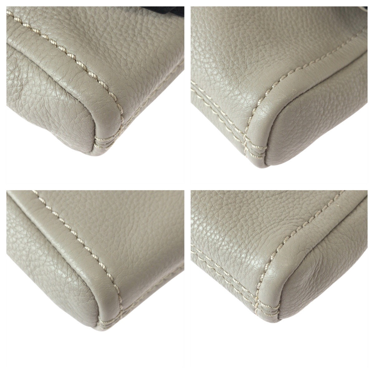 22199
Kate Spade ケイトスペード グレー シルバー金具 レザー PXRU6222 ショルダーバッグ クラッチバッグ 2WAY レディース ABP7