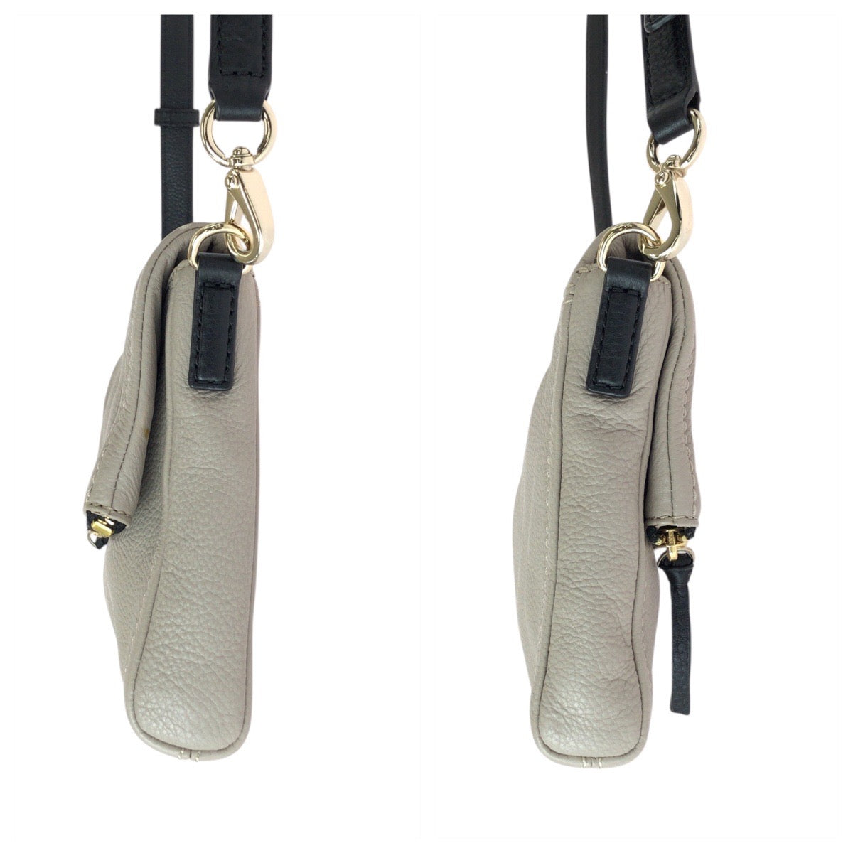 22199
Kate Spade ケイトスペード グレー シルバー金具 レザー PXRU6222 ショルダーバッグ クラッチバッグ 2WAY レディース ABP7
