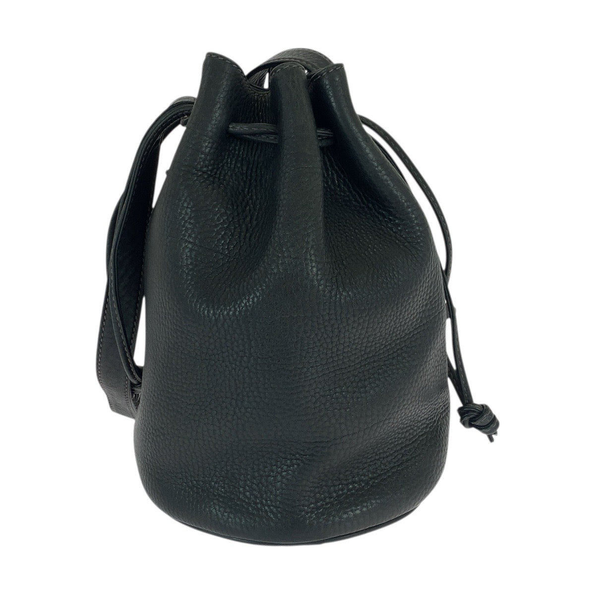 22201
COACH Vintage Old Coach Drawstring Black Gold Hardware Leather 4905 Shoulder Bag Unisex Women's ABP10