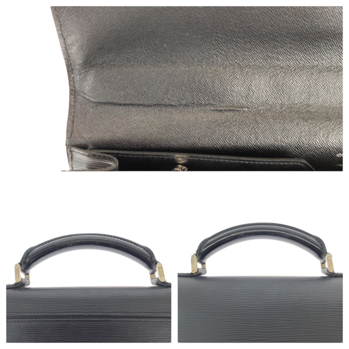 22206
LOUIS VUITTON ルイヴィトン エピ ラギート ブラック 黒 シルバー金具 エピレザー M54552 ビジネスバッグ ブリーフケース ハンドバッグ メンズ ABP40