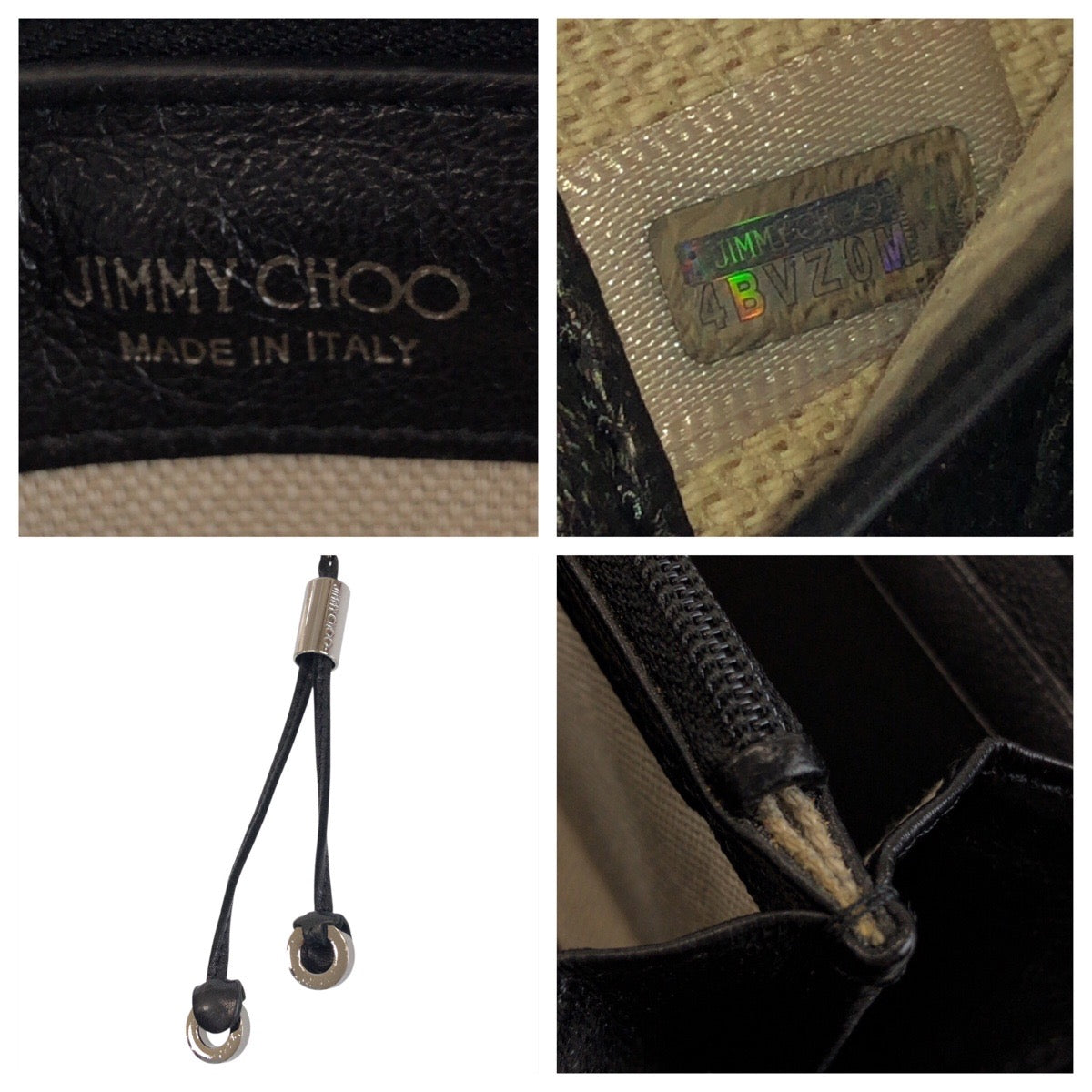 22207
JIMMY CHOO ジミーチュウ スタースタッズ ブラック 黒 シルバー金具 レザー 4BVZ0M 長財布 ロングウォレット レディース AB7