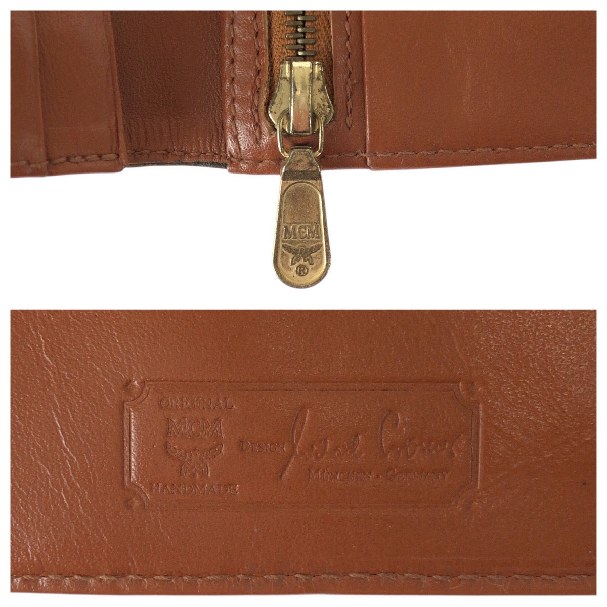 22213
MCM エム シー エム ヴィンテージ ヴィセトス ベージュ キャメル ゴールド金具 レザー 長財布 ロングウォレット メンズ AB4