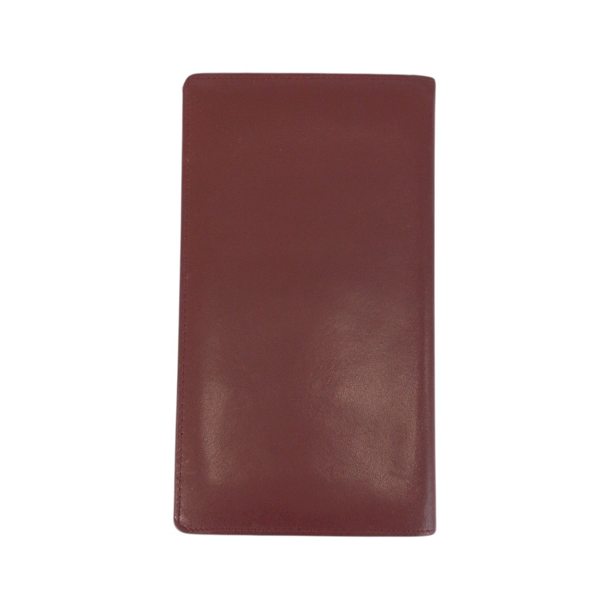 22214
CARTIER Must Line Wine Red Bordeaux Gold Hardware Leather Long Wallet Long Wallet Women's B3