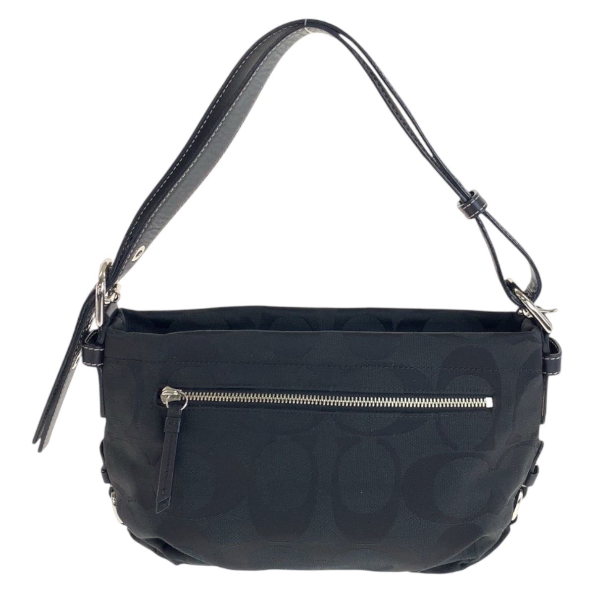 22217
COACH Signature Black Canvas / Leather F15068 Shoulder Bag Handbag Women's ABP7