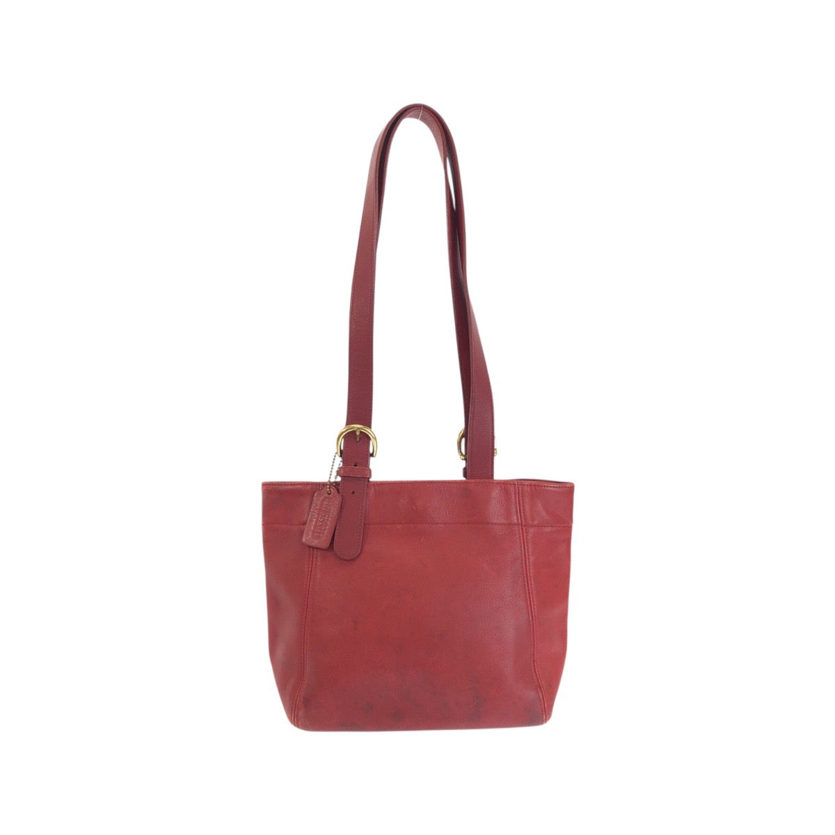 22224
COACH コーチ ヴィンテージ オールドコーチ レッド ゴールド金具 レザー 4157 トートバッグ ショルダーバッグ レディース AB7