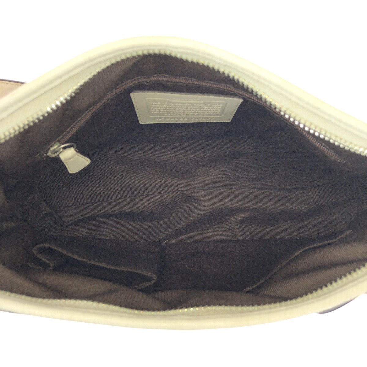 22226
COACH コーチ シグネチャー ブラウン ベージュ ホワイト キャンバス / レザー C0968-F07077 ショルダーバッグ メッセンジャーバッグ レディース AB6