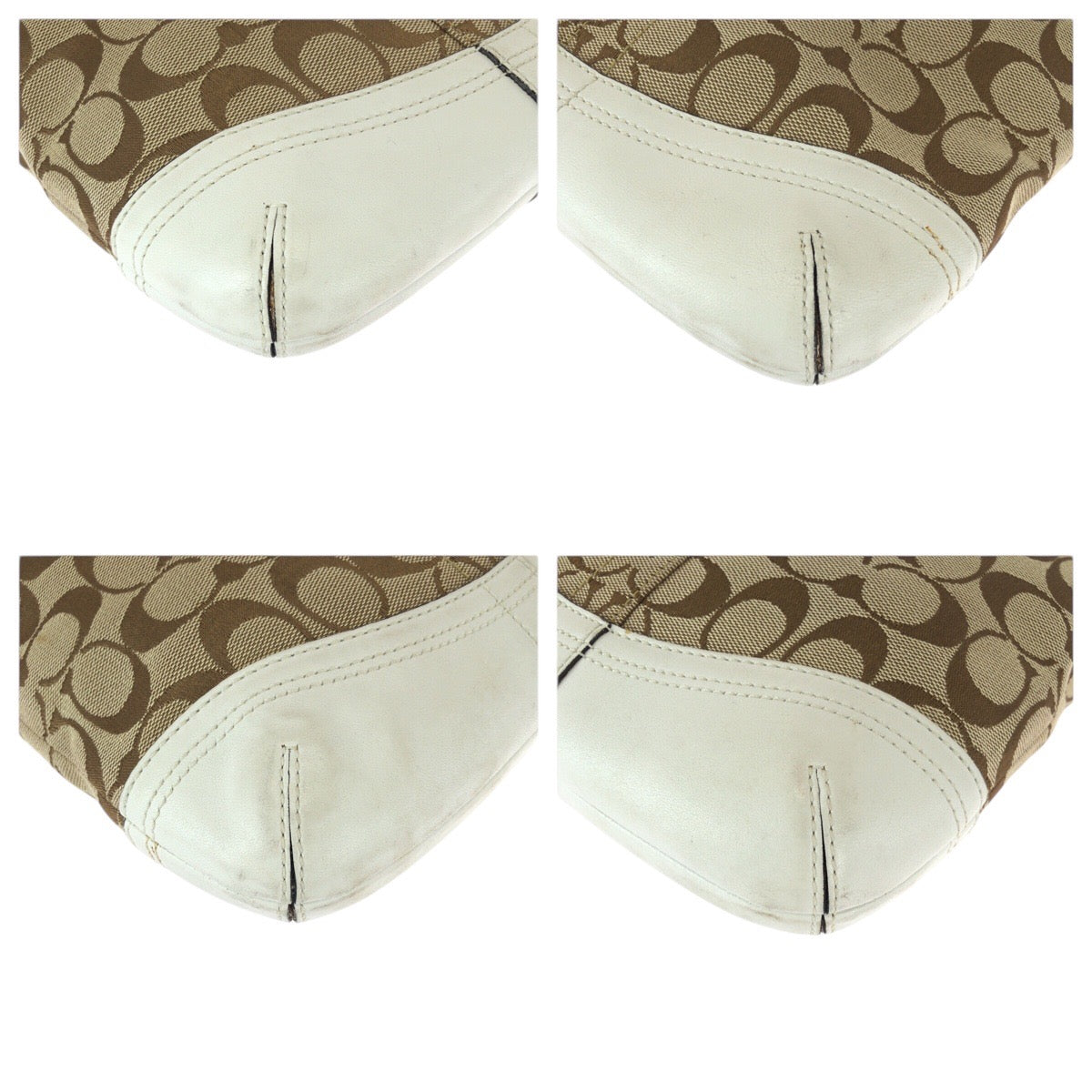 22228
COACH Signature Brown Beige White Canvas / Leather B06U-3577 Shoulder Bag Messenger Bag Women's AB6